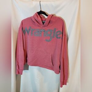 Wrangler Women's Cropped Pink Hoodie #cowgirl